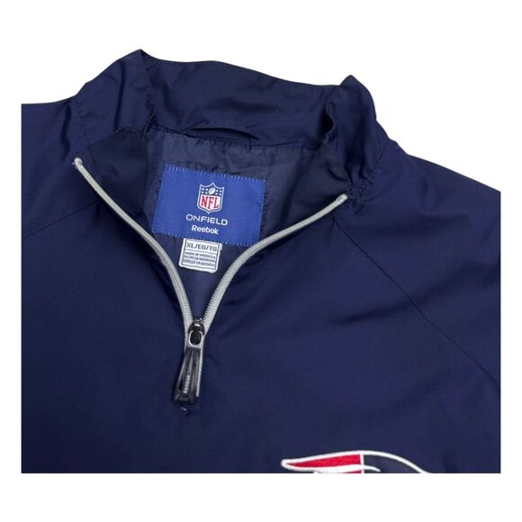 NEW ENGLAND PATRIOTS Reebok Windbreaker NFL Football Jacket Mens XL - Picture 5 of 7